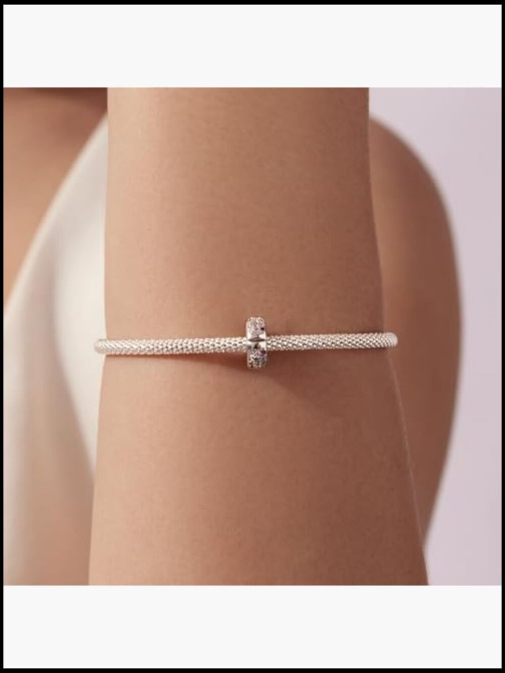 Sterling Silver Bead Charms Stopper Spacers For Bracelets Charm Bracelet Making View 5